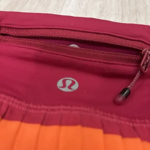 Lululemon Pleated High Rise Women's Tennis Skirt Striped Size 4 - LOT OF 2 - Picture 12 of 12